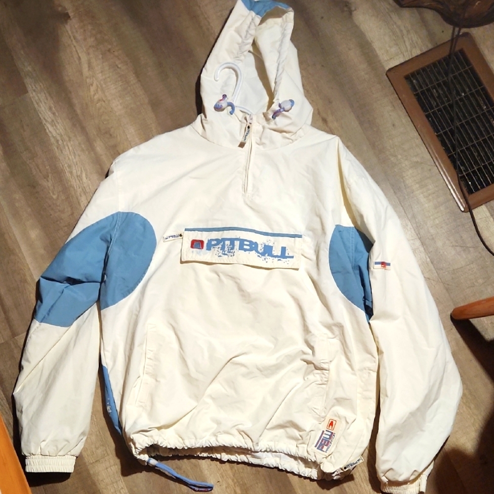 Pitbull half zipper windbreaker